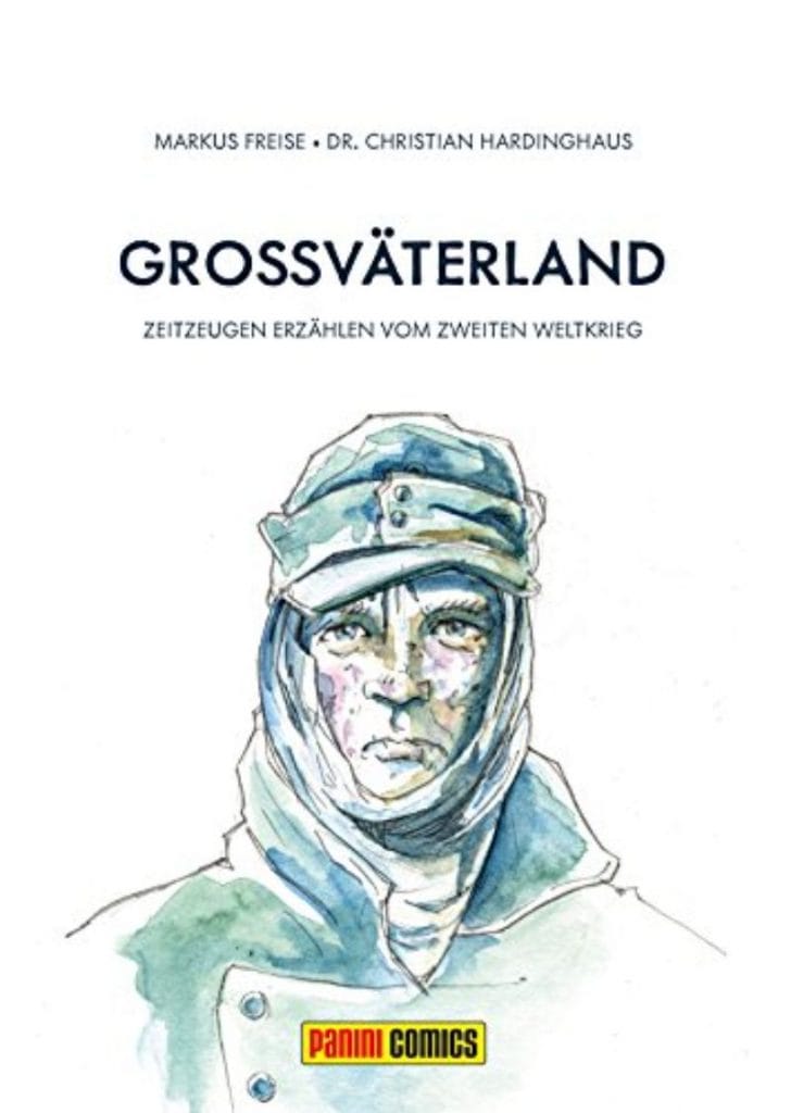 Buchcover Grossväterland. Graphic Novel über den Zweiten Weltkrieg. Hardinghaus und