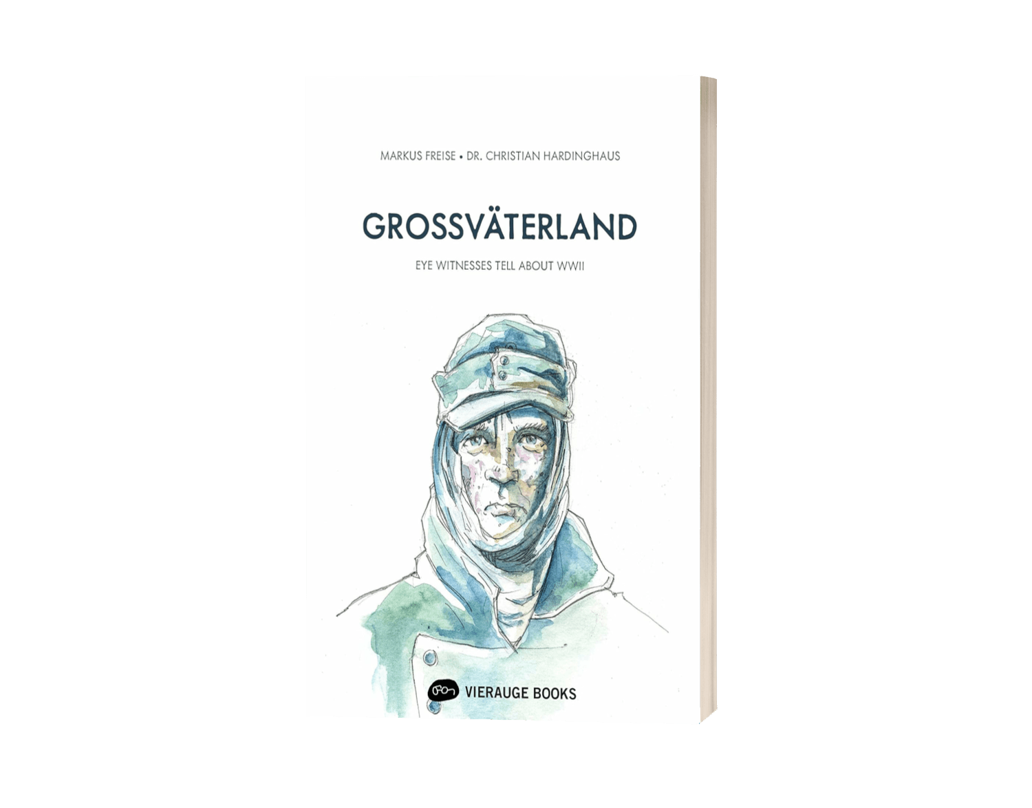 Graphic Novel über den Zweiten Weltkrieg Großväterland als Buchmockup