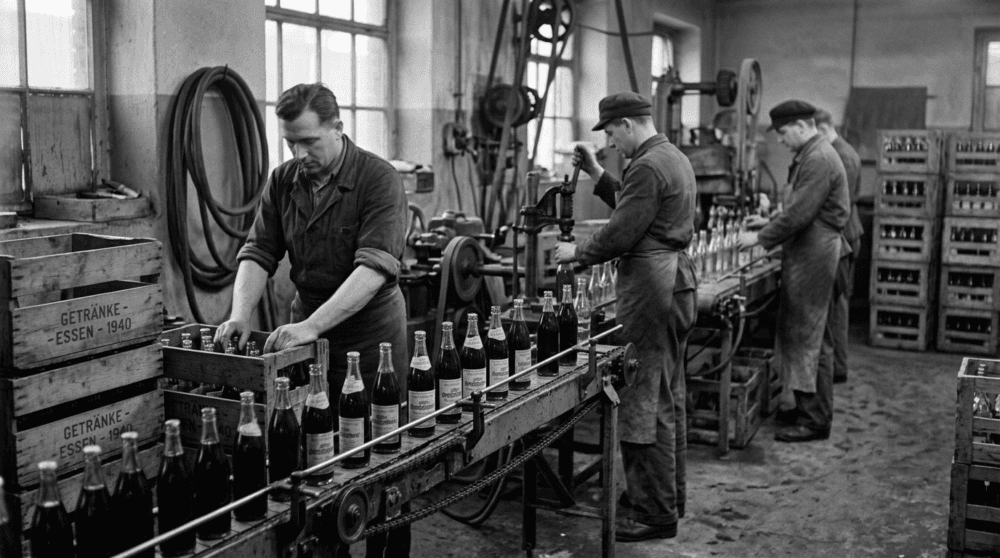 Fanta 1940 in deutscher Getränkeabfüllung während des Zweiten Weltkriegs