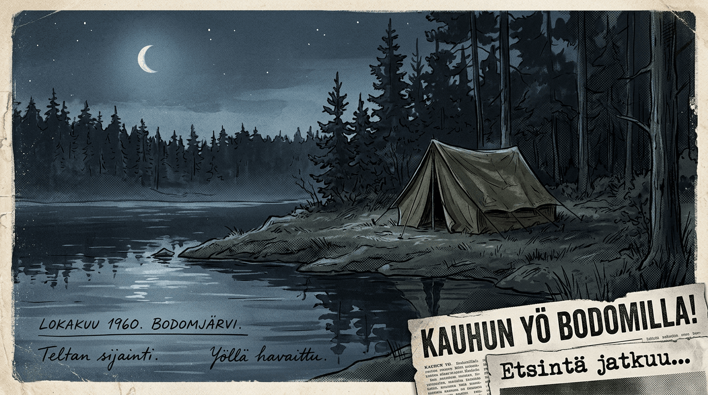 Firefly Hochwertige Editorial Illustration im Stil einer alten Kriminalmagazin Fallrekonstruk 126921 3