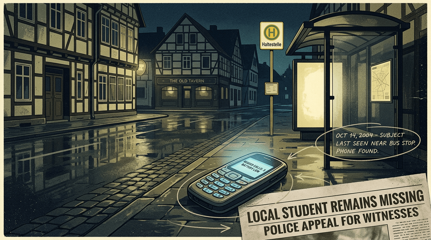Frauke Liebs: The Calls After Midnight 1 Firefly Hochwertige Editorial Illustration im Stil einer alten Kriminalmagazin Fallrekonstruk 126921 1