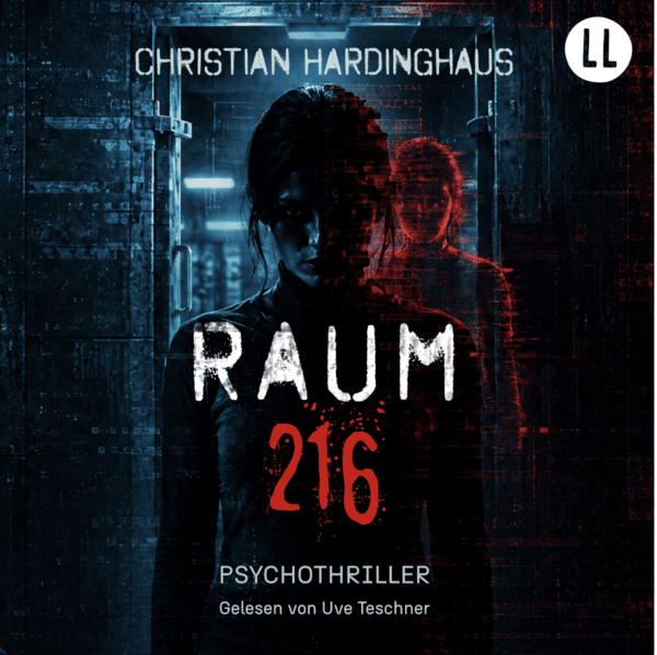 Hörbuch-Cover „Raum 216“ von Christian Hardinghaus